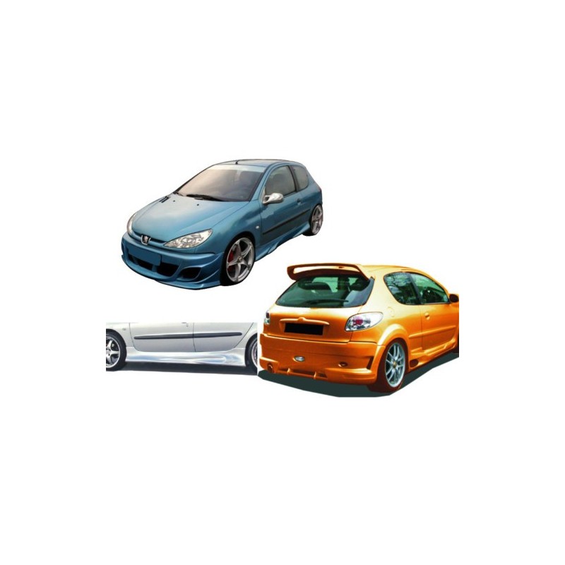 Kits carrosseries et accessoires Peugeot 206 Tuning