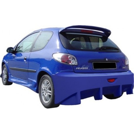 PARE CHOC PEUGEOT 206 SHARK ARRIERE